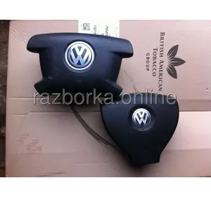 Подушка безопасности в руль под 3 спицы Фольксваген Кадди 04- (Volkswagen Caddy)